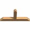 Ekena Millwork Portland Timber Gable Bracket, Western Red Cedar, 36"W x 16"H x 3 1/2"D x 3 1/2"F, 11/12 Pitch GBW036X16X0404POR00SWR - alternate 5
